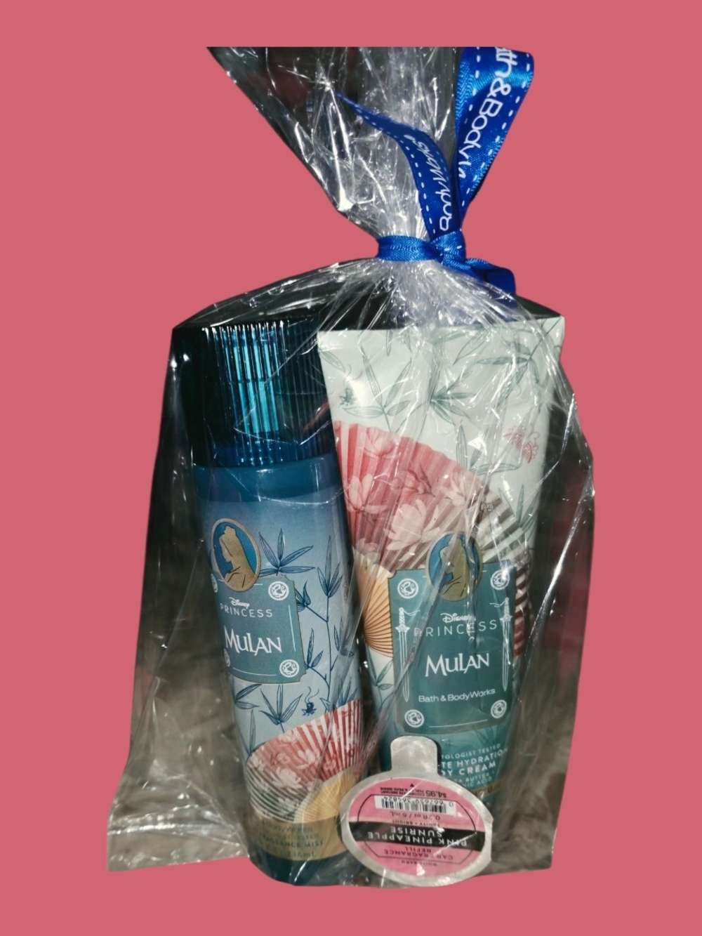 Disney Princess Mulan Bath & Body Works Gift Set - Blue/Teal/Pink